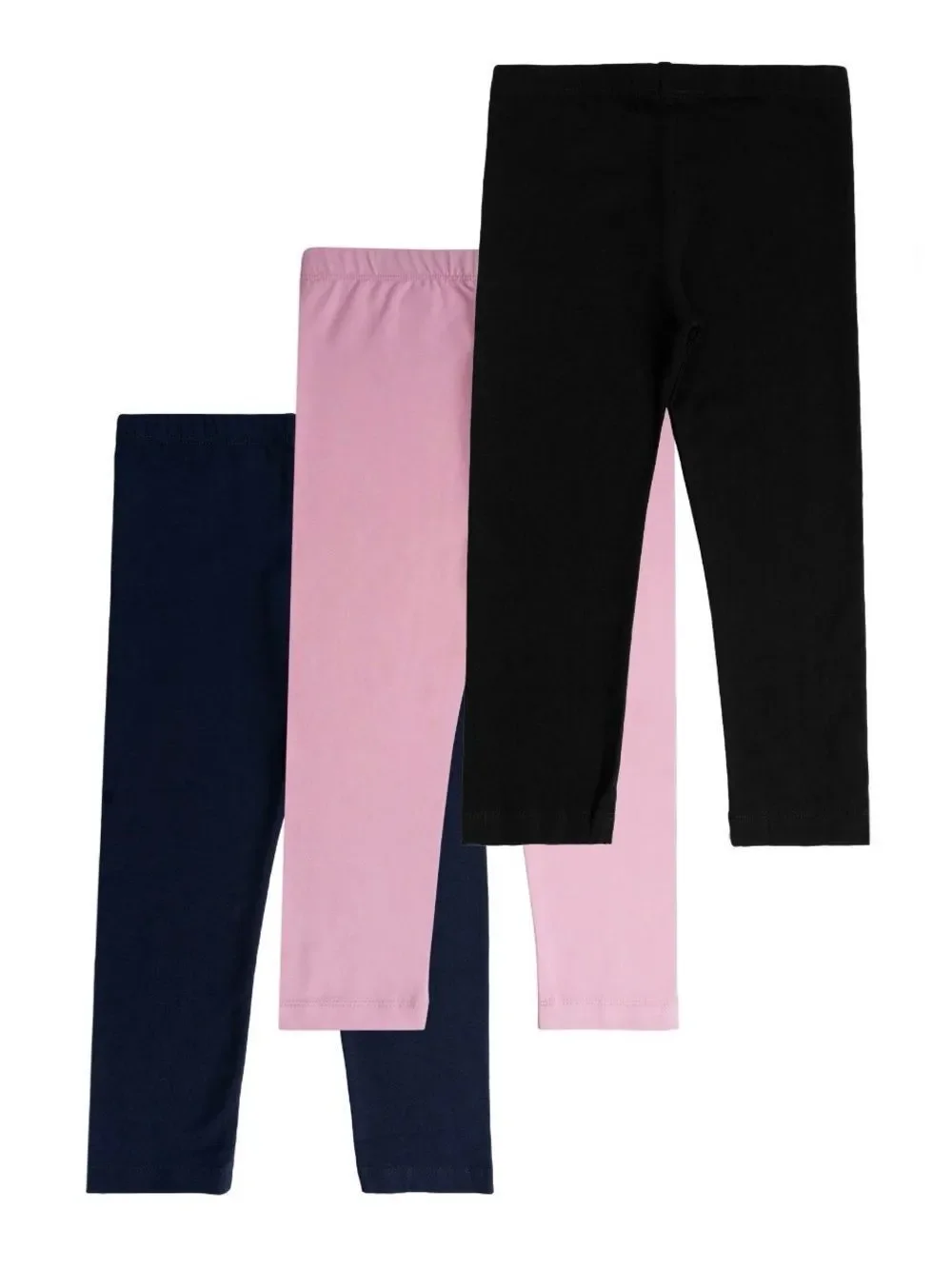 Toddler Girl's Full-Length Knit Leggings Pants 2, 3-Packs Size 2T-3T